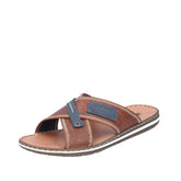 Rieker Men's Frühjahr/Sommer 21061 Mules, Brown (Marron/Denim 25), 8 UK